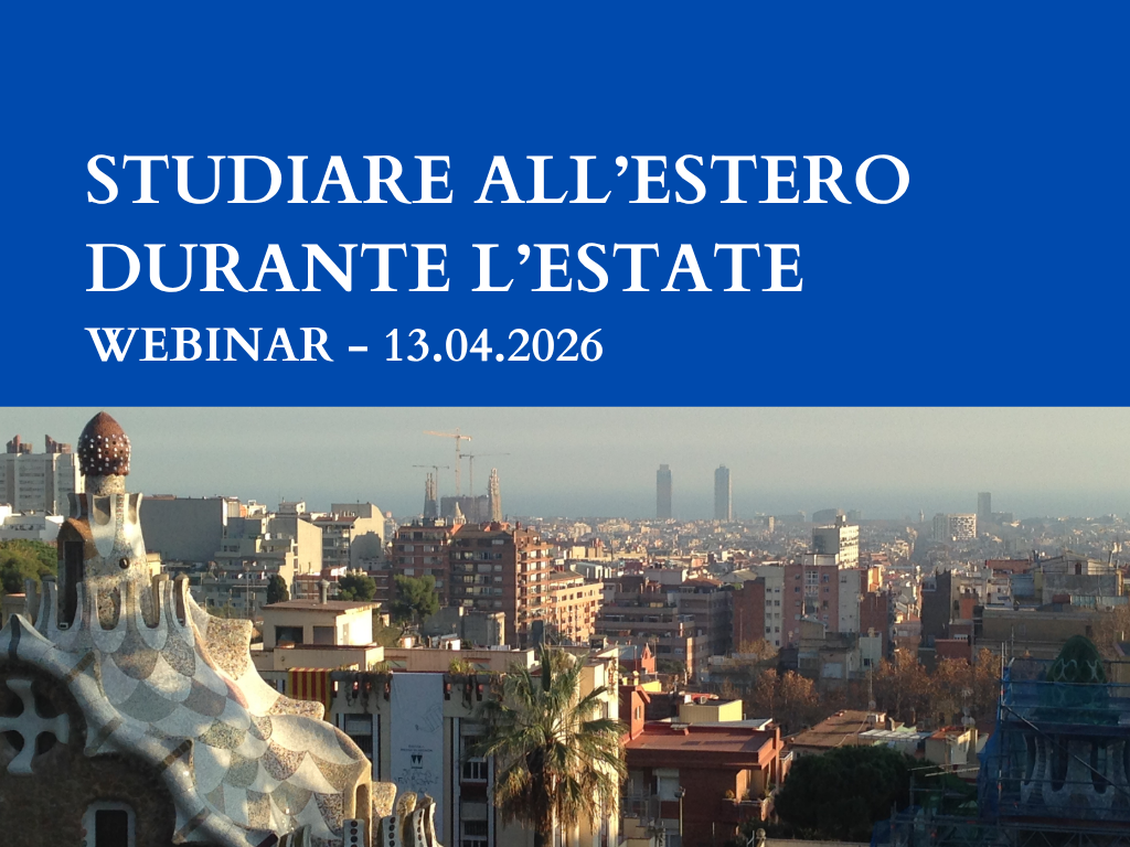 Studiare all’estero durante l’estate – Webinar