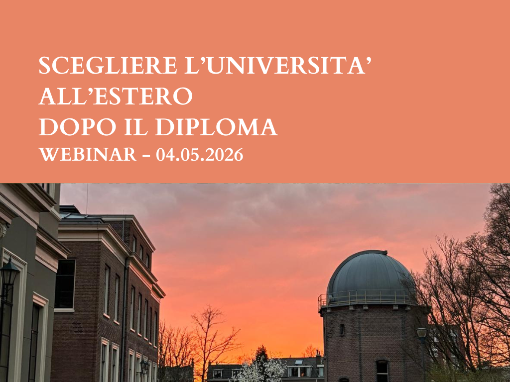 Scegliere l’università all’estero dopo il diploma – Webinar