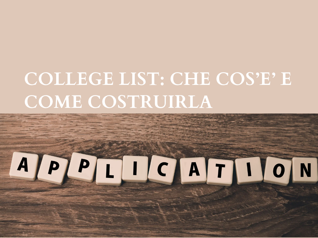 College list: che cos’è e come si costruisce